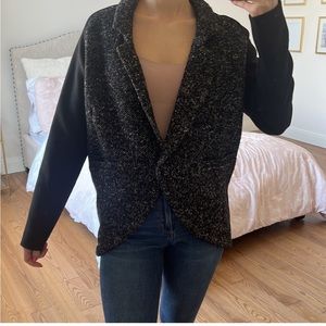 ANTHROPOLOGIE Funktional Boucle Tweed Blazer Jacket